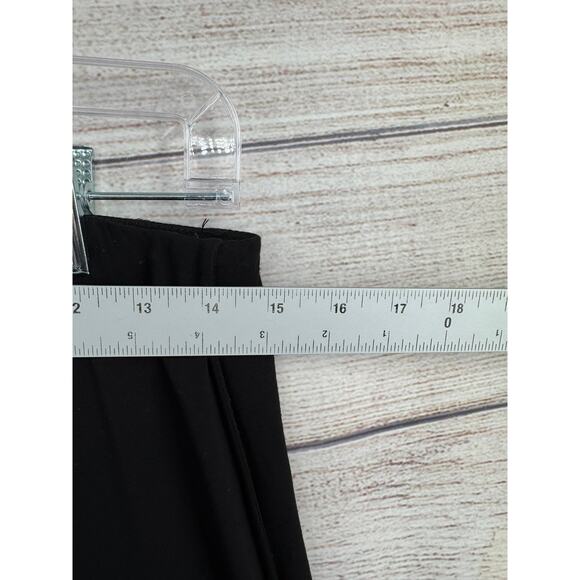 Max Edition Tulil Pull On Maxi Skirt Womens Large Black Stretch - Picture 9 of 10